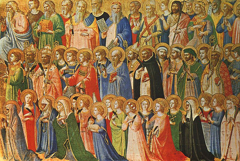 Ausschnitt aus einem Gresco Fra Angelicos <br> Bild: Wikimedia Commons