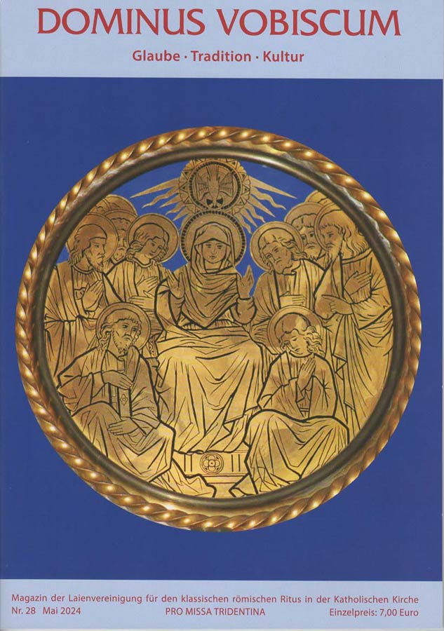 Das Titelbild zeigt ein Medaillon, das die Ausgießung des Hl. Geistes auf Maria und die Jünger darstellt.
