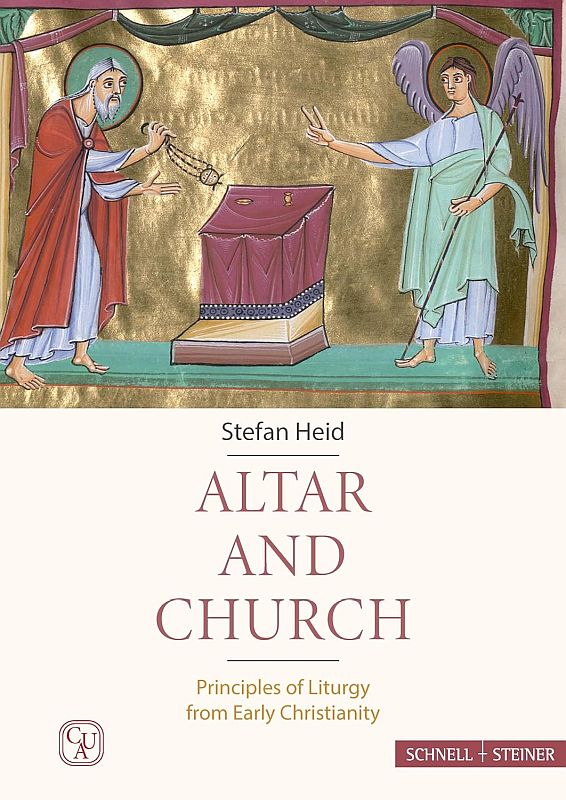 Das Titelbild zeigt auf einer mittelalterlichen Minitar einen erkennbar als Opfertisch ausgeführten Altar.